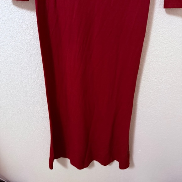 Cider Sweetheart Long Sleeve Knotted Maxi Mermaid Dress Sz Small NWOT - Picture 3 of 8